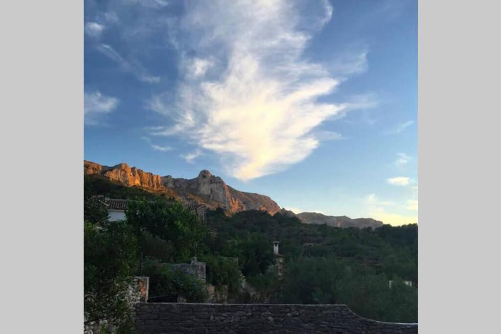 Casa Nicole Naturaleza, Montanas Y Piscina Privada En Alicante Carroja Esterno foto